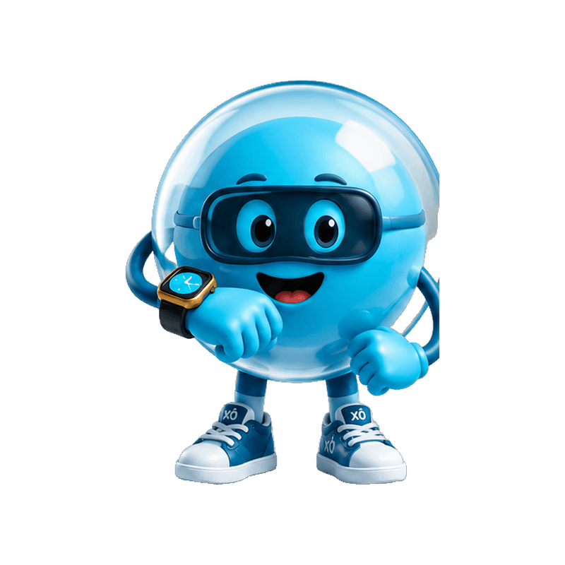 Clocky — o bolha inteligente, mascote oficial Xô Varal