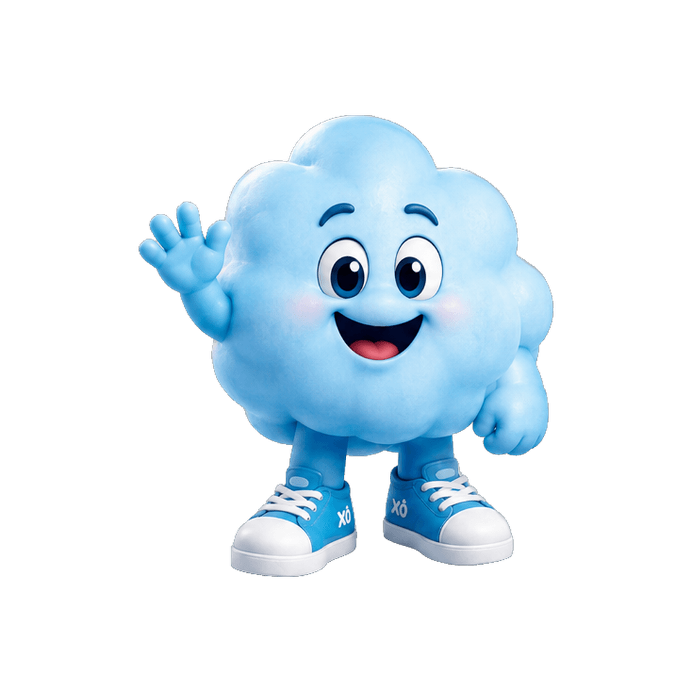 Puffy — a espuma amiga, mascote oficial Xô Varal