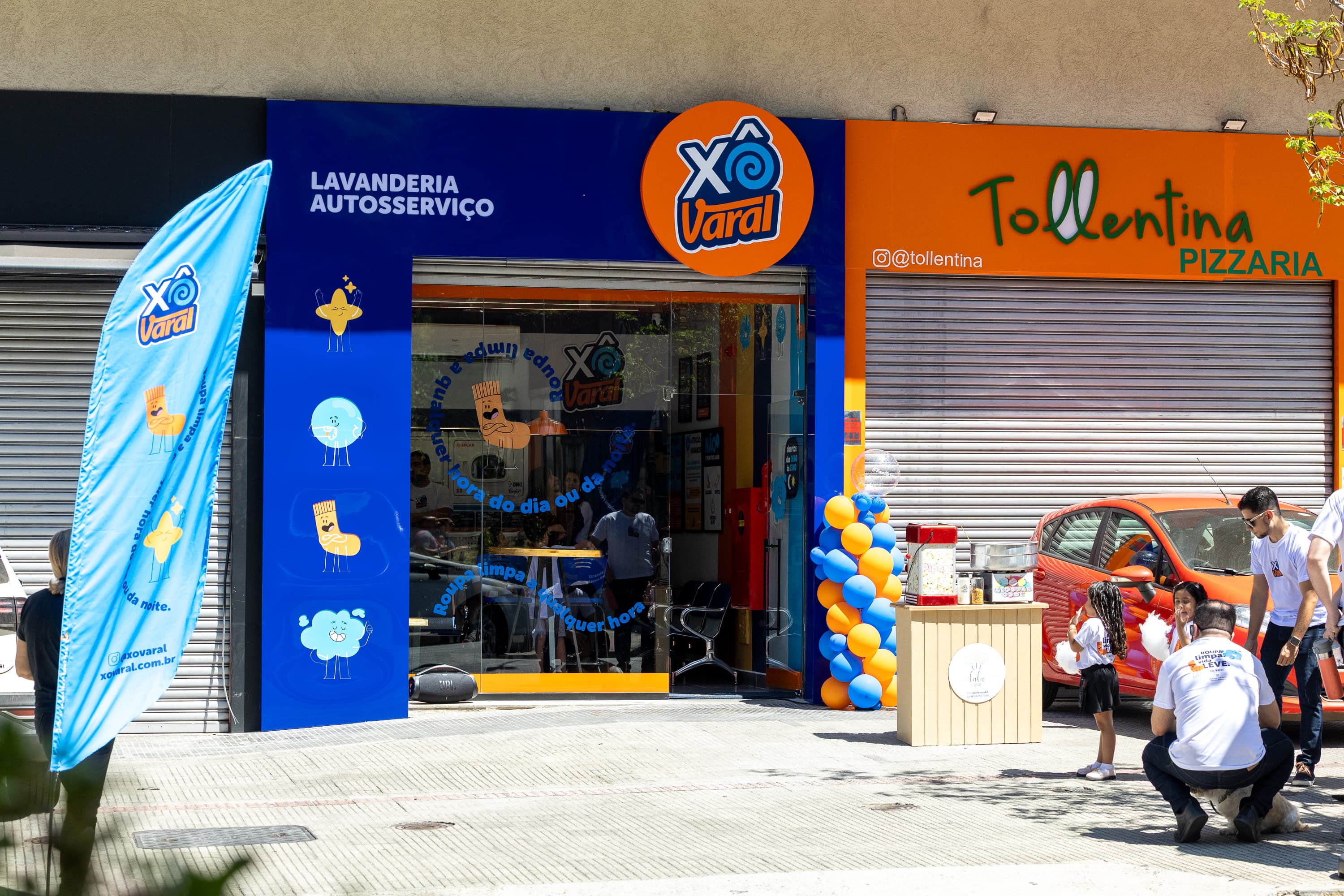 Fachada da Xô Varal Buritis na Rua Maria Heilbuth Surette