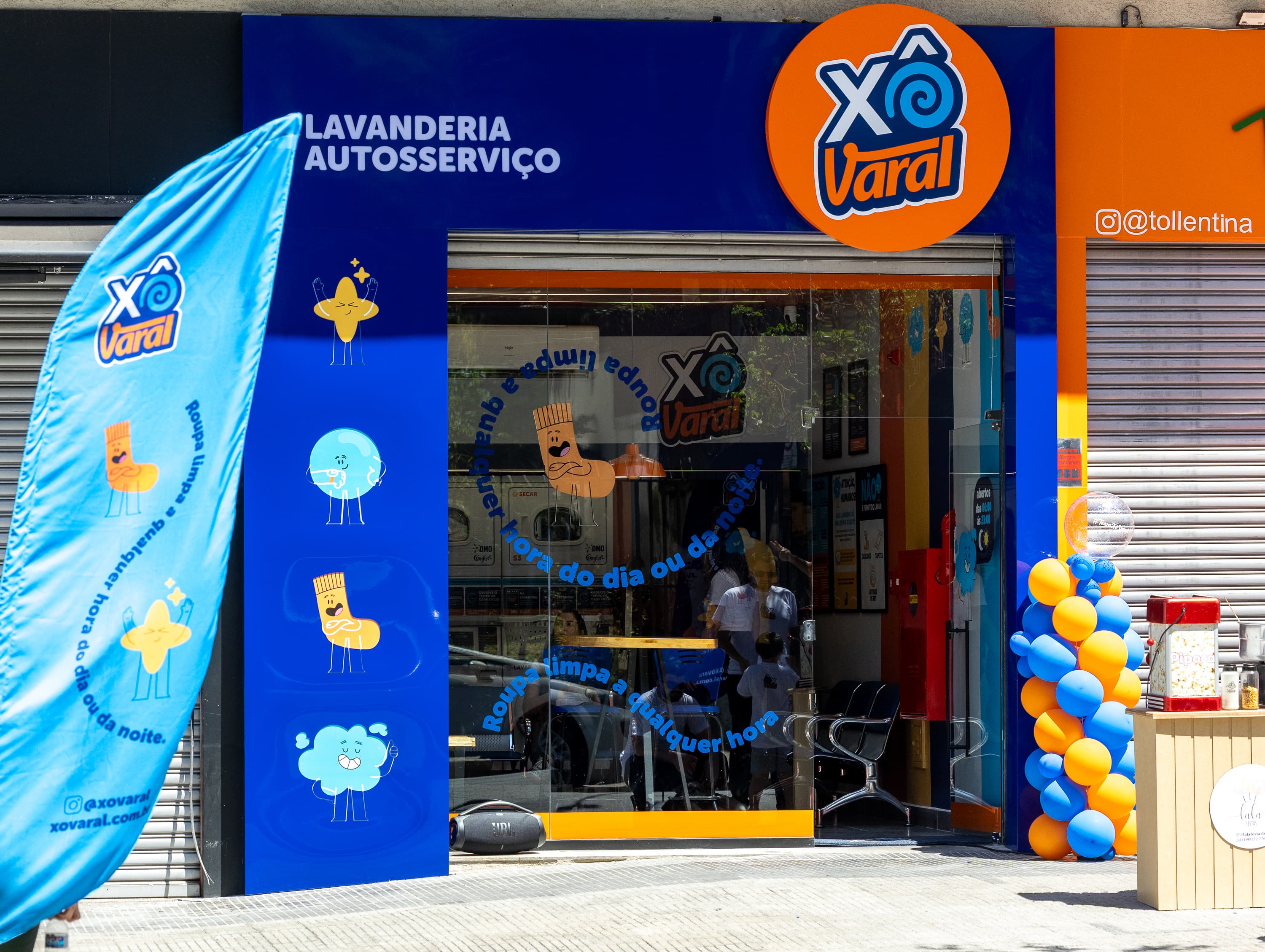 Fachada frontal da Xô Varal Buritis